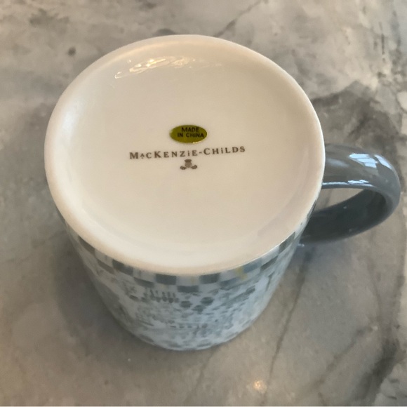🆕MacKenzie-Childs Sterling Cottage Mugs Set of 4 - Picture 6 of 11